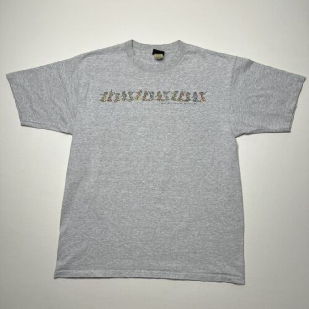 Vintage Albuquerque New Mexico Native American Art Figure Tshirt Grey Size XL
